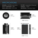 AC Infinity 100mm 360m3/h