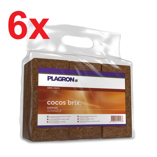 Plagron Cocos Brix 7L (iepakojumā pa 6)