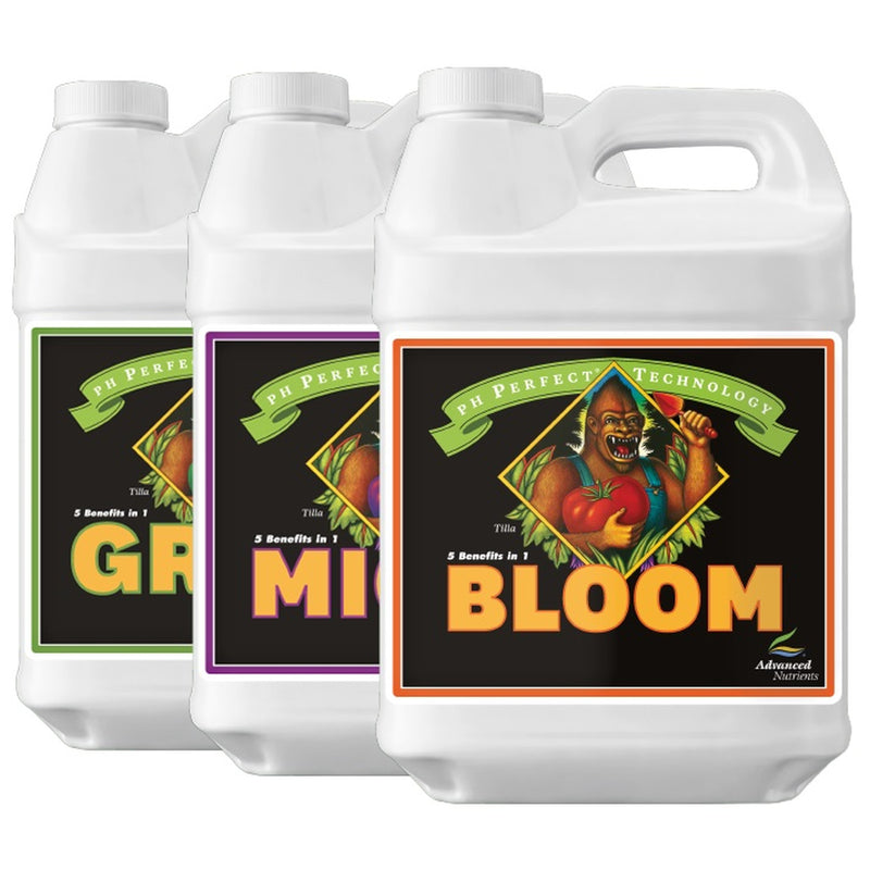 Advanced Nutrients pH Perfect Grow Micro Bloom komplekts 3x500ml, 3x1L, 3x4L, 3x10L