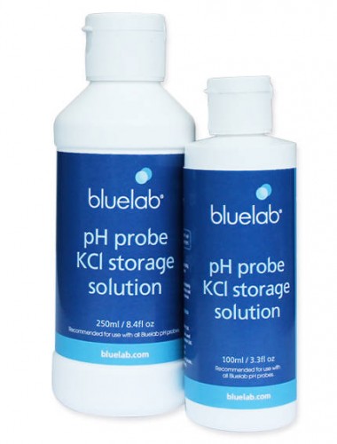Bluelab pH Probe KCl uzglabāšanas šķīdums 100ml, 250ml / pH metru aizsardzībai