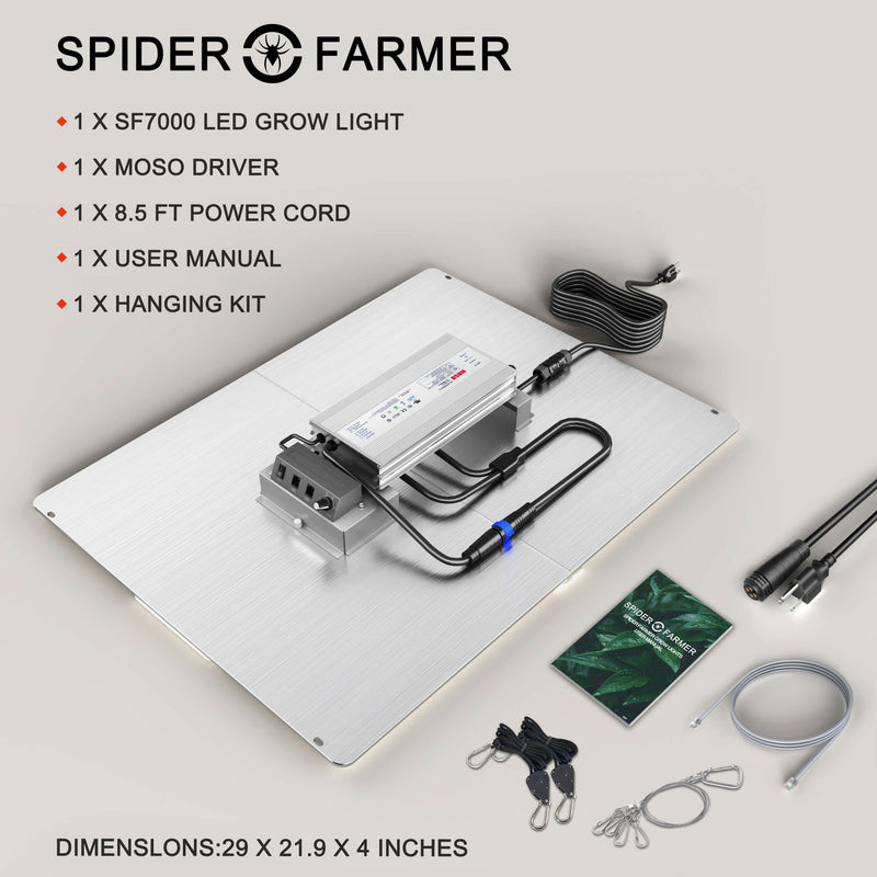 Spider Farmer® SF7000 LED 650W 180x180cm