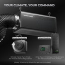 Mars Hydro iFresh 150mm Smart ventilators + filtrs + piederumi / ar ventilatoru. ātruma regulators
