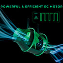 Mars Hydro iFresh 150mm Smart ventilators + filtrs / ar ventilāciju. ātruma regulators