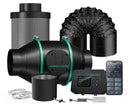Mars Hydro iFresh 150mm Smart ventilators + filtrs + piederumi / ar ventilatoru. ātruma regulators