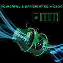 Mars Hydro iFresh 100mm Smart ventilators + filtrs + piederumi / ar ventilatoru. ātruma regulators