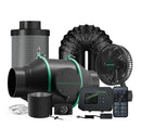 Mars Hydro iFresh 150mm Smart ventilators + filtrs + piederumi / ar ventilatoru. ātruma regulators