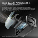 Mars Hydro iFresh 150mm Smart ventilators + filtrs + piederumi / ar ventilatoru. ātruma regulators