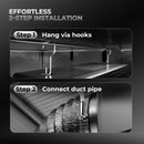 Mars Hydro iFresh 150mm Smart ventilators + filtrs + piederumi / ar ventilatoru. ātruma regulators