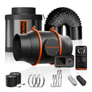 Spider Farmer® 150mm 600m3/h ventilators + filtrs + piederumi / ar ātruma regulatoru