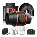 Spider Farmer® 150mm 600m3/h ventilators + filtrs / ar ātruma regulatoru