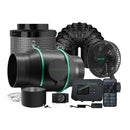 Mars Hydro iFresh 150mm Smart ventilators + filtrs + piederumi / ar ventilatoru. ātruma regulators