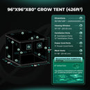 Mars Hydro 240x240x200cm / augšanas telts