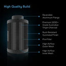 Ac Infinity 100mm 360m3/h ventilators + filtrs / ar ventilatoru. ātruma regulators