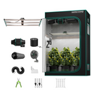 Mars Hydro FC 3000 + 100x100x180cm + 100mm 350m3/h ventilators + filtrs - ar temperatūras kontroli / sistēmas bāzi