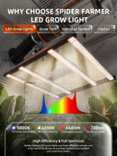 Spider Farmer G3000 300 W LED + 90x90x180 cm audzēšanas telts + ventilācijas sistēma + GGS kontrolieris / audzēšanas komplekts