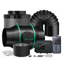 Mars Hydro iFresh 150mm Smart ventilators + filtrs + piederumi / ar ventilatoru. ātruma regulators