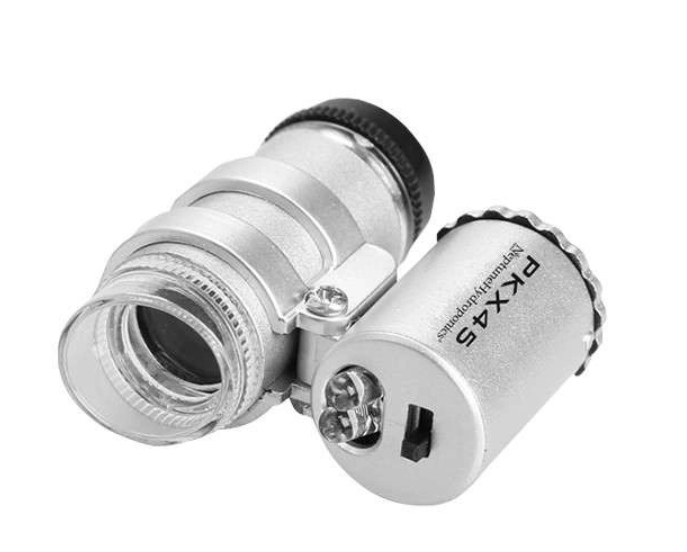 Mikroskops x60 / 3,7x3,5x1,9cm