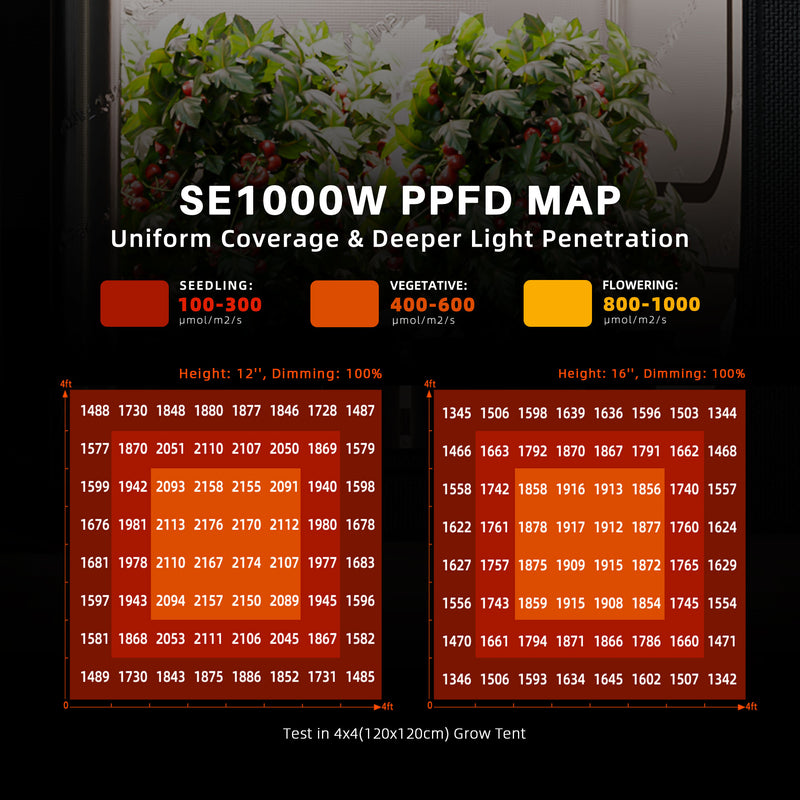 Spider Farmer® SE1000W LED 150x150cm