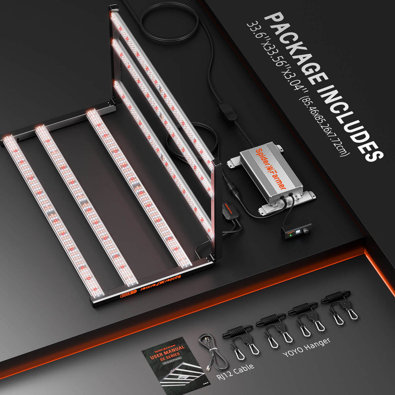 Spider Farmer® SE5000 LED 480W 120x120cm