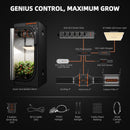 Spider Farmer® SF2000 LED 200W 120x60x180cm / audzēšanas komplekts