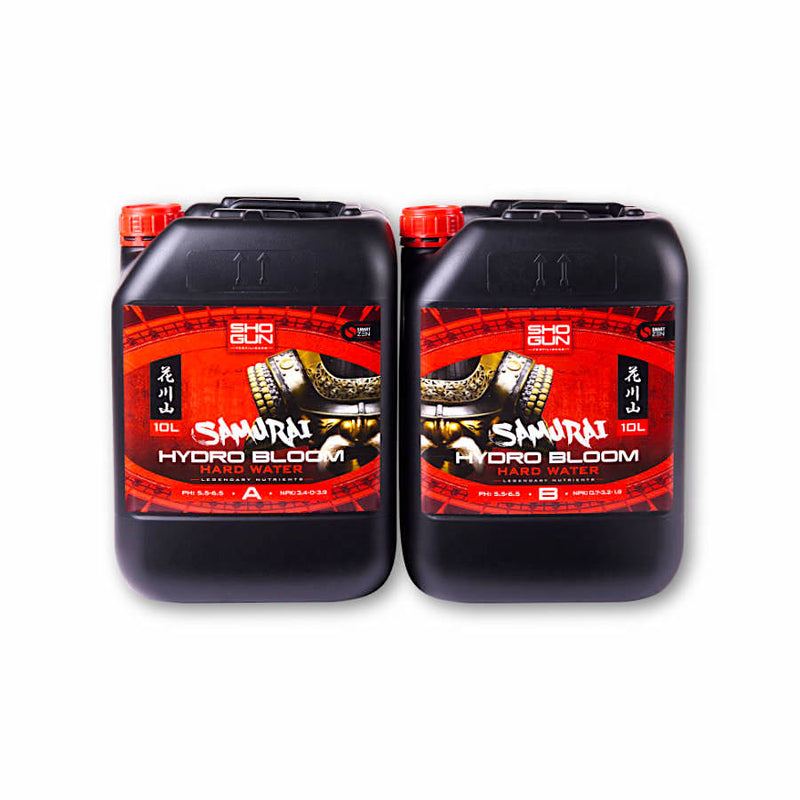 Shogun Fertilizers Samurai Hydro Bloom 2x1L, 2x5L, 2x10L (A&B) cietais ūdens