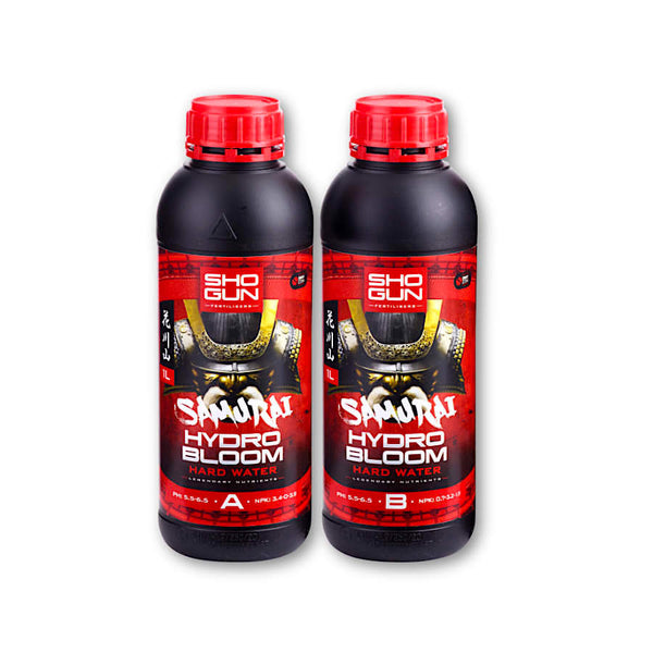 Shogun Fertilizers Samurai Hydro Bloom 2x1L, 2x5L, 2x10L (A&B) cietais ūdens