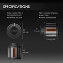 Spider Farmer® 150mm 600m3/h ventilators + filtrs + piederumi / ar ātruma regulatoru