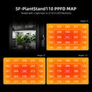 Spider Farmer 120 W LED + 70x35x150 cm 4 lygių lentyna su tentu + 4 daiginimo padėklai / daiginimo rinkinys
