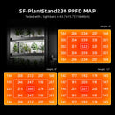 Spider Farmer 220 W LED + 110x40x180 cm 6 aukštų lentyna su tentu + 4 daiginimo padėklai / daiginimo ir auginimo rinkinys