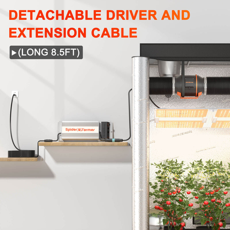 Spider Farmer® SF7000 LED 650W 180x180cm