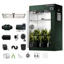 Mars Hydro FC 3000 + 100x100x180cm + 100mm 350m3/h ventilators + filtrs - ar temperatūras kontroli / sistēmas bāzi