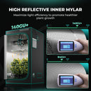 Mars Hydro FC 3000 + 100x100x180cm + 100mm 350m3/h ventilators + filtrs - ar temperatūras kontroli / sistēmas bāzi