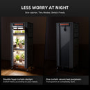 Spider Farmer 60 W LED + 40x30x120 cm 4 lygių auginimo lentyna su tentu / daiginimo ir auginių įšaknijimo rinkinys