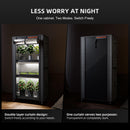 Spider Farmer 120 W LED + 70x35x150 cm 4 lygių auginimo lentyna su tentu / daiginimo ir auginių įšaknijimo rinkinys