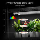 Spider Farmer GlowBar 40 W LED su ryškumo reguliavimu / auginimo lempų rinkinys, 4 vnt. – galerijos nuotrauka 3