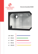 Secret Jardin Hydro Shoot 240x240x200cm / augšanas telts