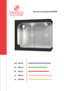 Secret Jardin Hydro Shoot 240W - 240x120x200cm / augšanas telts