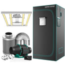 Mars Hydro FC 3000 + 100x100x180cm + 100mm 350m3/h ventilators + filtrs - ar temperatūras kontroli / sistēmas bāzi